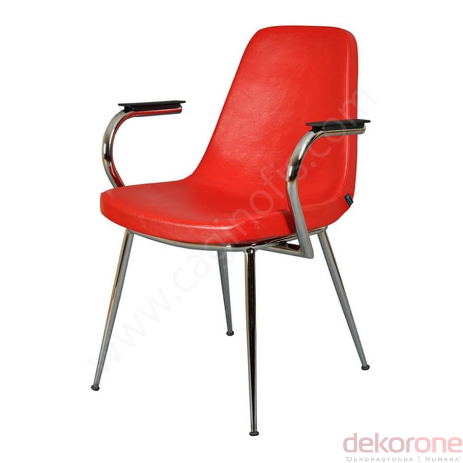 Ofis Sandalye Kırmızı Renk2