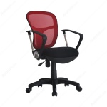 Ofis Sandalye Siyah ve Kırmızı Renk