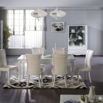 Bellona Yemek Odası Klasik Beyaz Renk