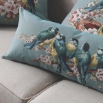 Kuşlu Dekoratif Yastık Modelleri